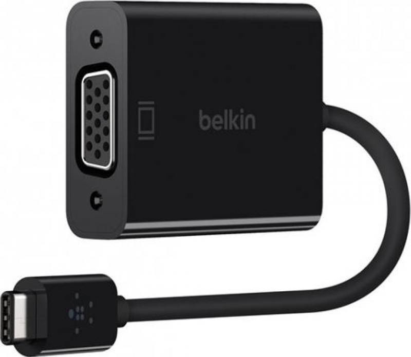 

Переходник VGA-USB-C Belkin F2CU037btBLK