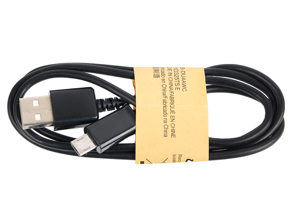 Кабель MicroUSB-USB Ritmix RCC-110 black для синхронизации/зарядки, 1м