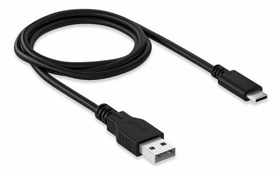 

Кабель Hiper CAMM200 USB Type-C-USB 2.0 черный 1м