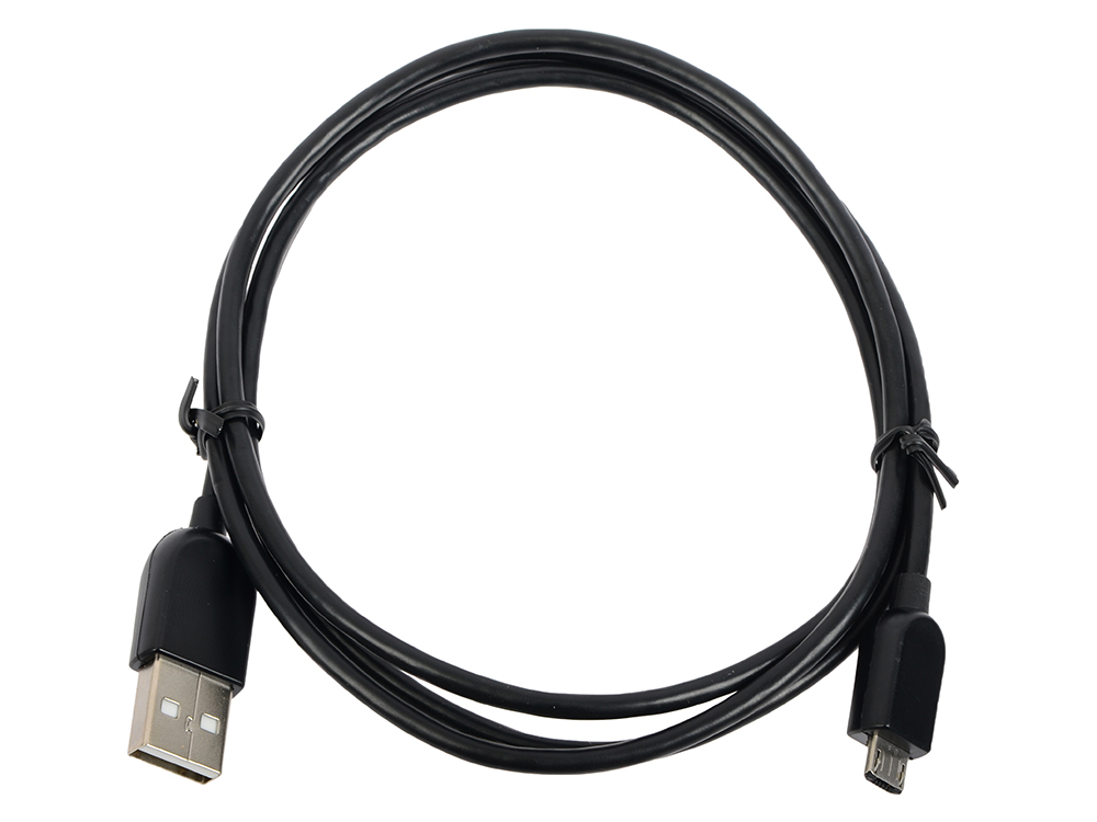 Мультимедийный кабель USB2.0 A вилка - Micro USB вилка, длина 1.2 м. (черного цвета), Belsis BW1432B
