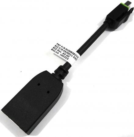 

Переходник PNY Mini DisplayPort - DisplayPort F черный 91008582v2