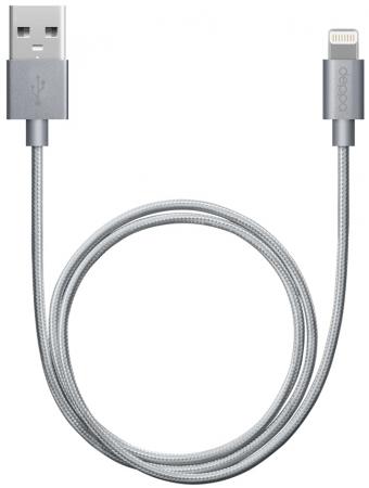 

Кабель Lightning 1.2м Deppa 72189 круглый графит