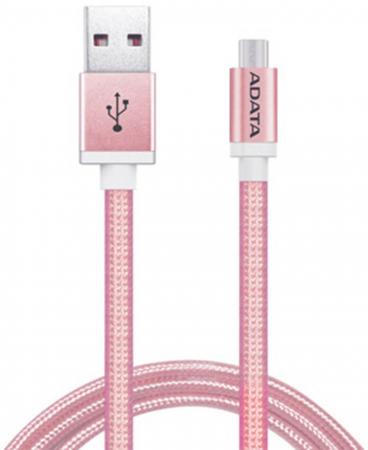 Кабель USB - micro USB A-Data AMUCAL-100CMK-CRG 1 м розовое золото