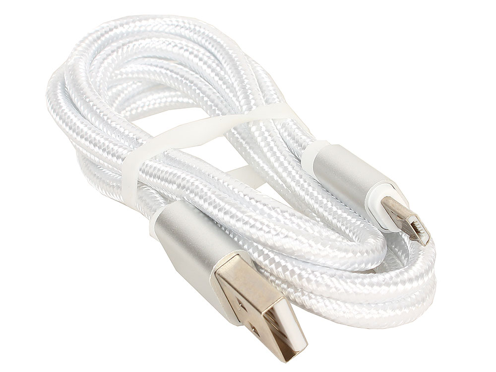 

Кабель USB/micro USB Jet.A JA-DC21 1м белый (в оплётке, поддержка QC 3.0, пропускная способность 2A)