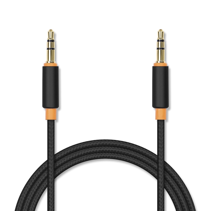 

Аудиокабель соединительный Jet.A mini Jack-mini Jack в оплётке JA-AC02 2 м чёрный