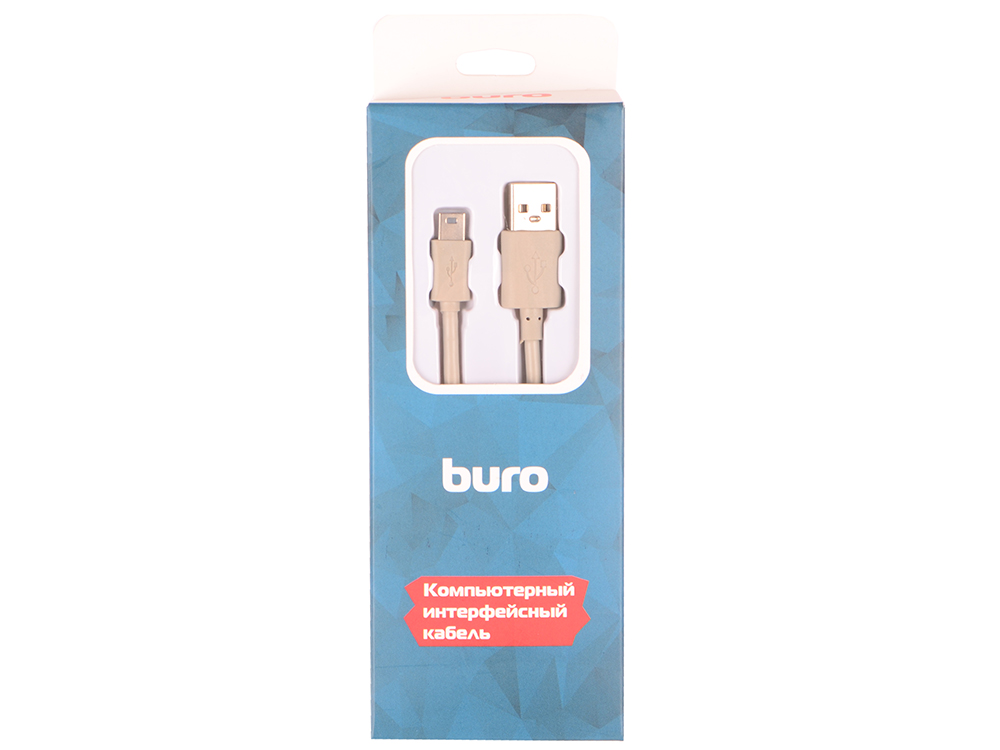 

Кабель Buro BHP RET USB_MINI18 USB A(m)-mini USB B (m) черный 1.8м