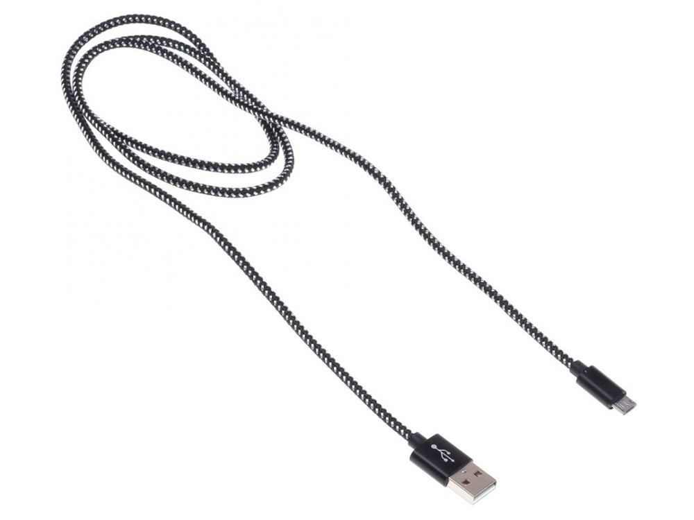 

Кабель Buro Braided BHP RET MICUSB-BR USB A(m) micro USB B (m) 1м черный