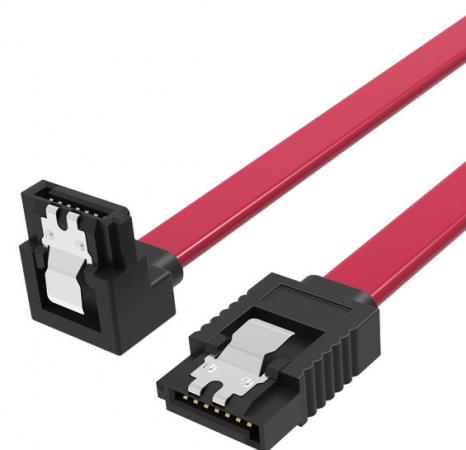 

Кабель SATA - SATA 0.3м Vention KDDRD угол 90 с защелками