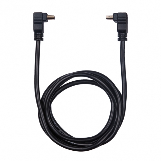 Кабель HDMI Ritmix RCC-153 угловые коннекторы, M/M, 1.8m, 2.0V, 30AWG, CCS, омедненный, позолоченные контакты угловые