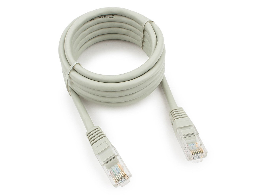 

Патч-корд медный UTP Cablexpert PP10-2M кат.5, 2м, литой, многожильный (серый)