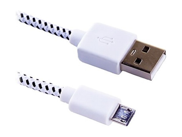 

Кабель USB Blast BMC-122 белый (2м, micro USB. USB 2.0)