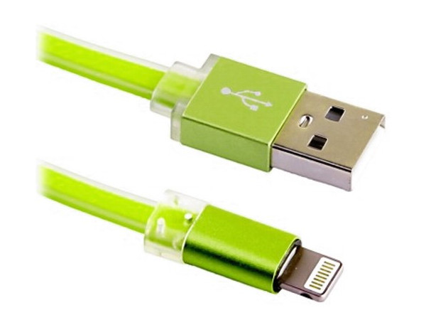 

Кабель USB Blast BMC-211 зеленый (1м, iPhone/iPad/iPod. USB 2.0)