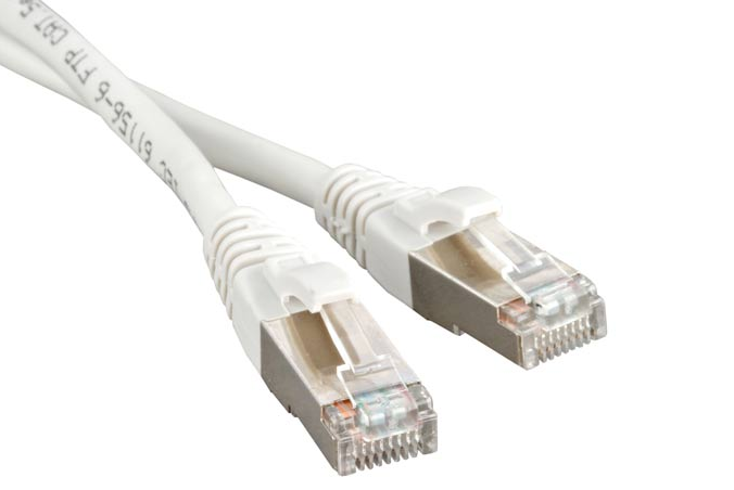 

Патч-корд RJ45 - RJ45, 4 пары, FTP, категория 5е, 0.5 м, белый, LANMASTER LAN-S45-45-0.5-WH