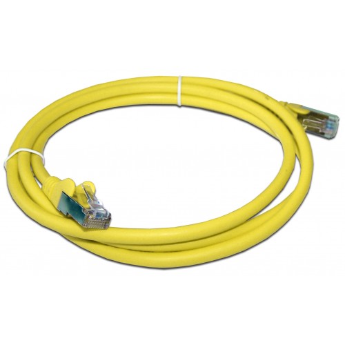 

Патч-корд RJ45 - RJ45, 4 пары, FTP, категория 5е, 0.5 м, желтый, LSZH, LANMASTER LAN-PC45/S5E-0.5-YL