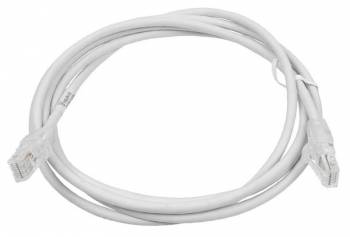 

Патч-корд RJ45 - RJ45, 4 пары, UTP, категория 5е, 5 м, белый, LSZH, LANMASTER