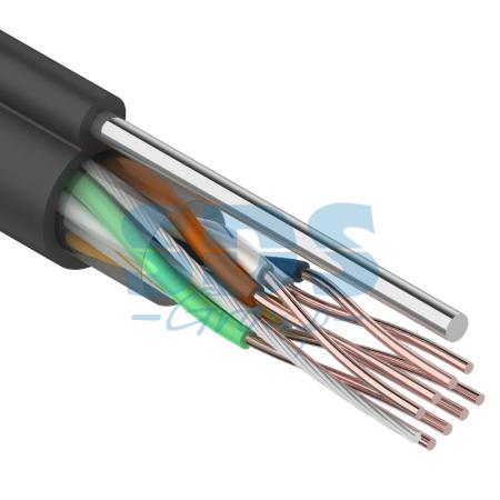 

Кабель UTP 4PR 24AWG CAT5e 305м OUTDOOR + ТРОС*1 PROCONNECT