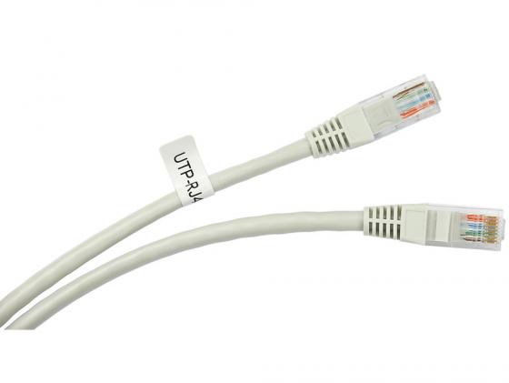 

Патч-корд UTP 5E категории с RJ45 10м серый