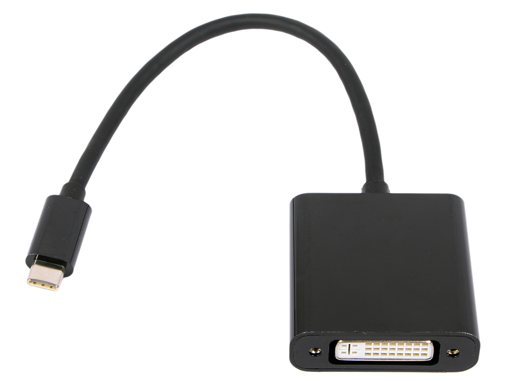 Переходник Cablexpert A-CM-DVIF-01, USB Type-C/DVI, 15см