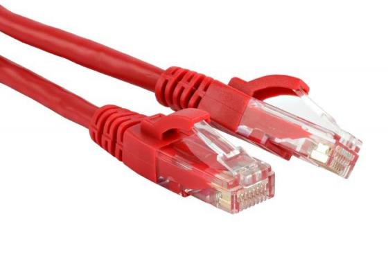 

Патч-корд RJ45 - RJ45, 4 пары, UTP, категория 5е, 3 м, красный, TopLAN