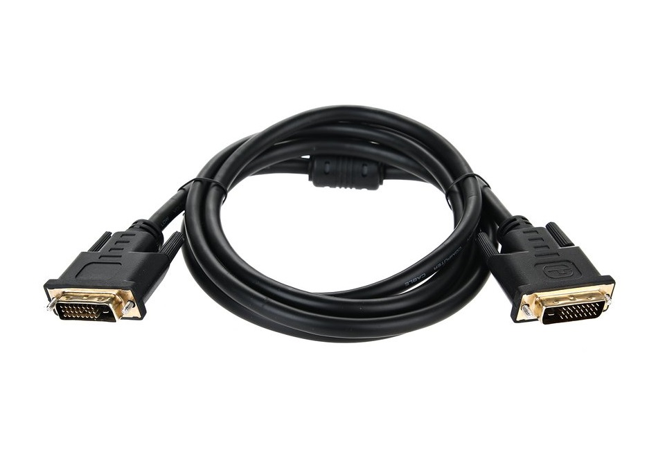 

Кабель DVI Telecom TCG441D-1.8M черный 1.8 м С ферритовыми кольцами