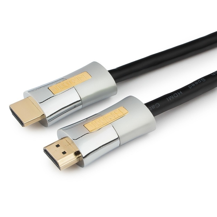 

Кабель HDMI Cablexpert CC-P-HDMI01, серия Platinum, 3 м, v2.0, M/M, позол.разъемы, металлический корпус