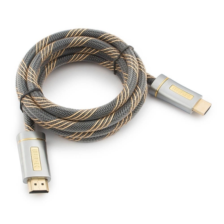

Кабель HDMI Cablexpert CC-P-HDMI02 серия Platinum, 1,8 м, v2.0, M/M, позол.разъемы, металлический корпус, нейлон