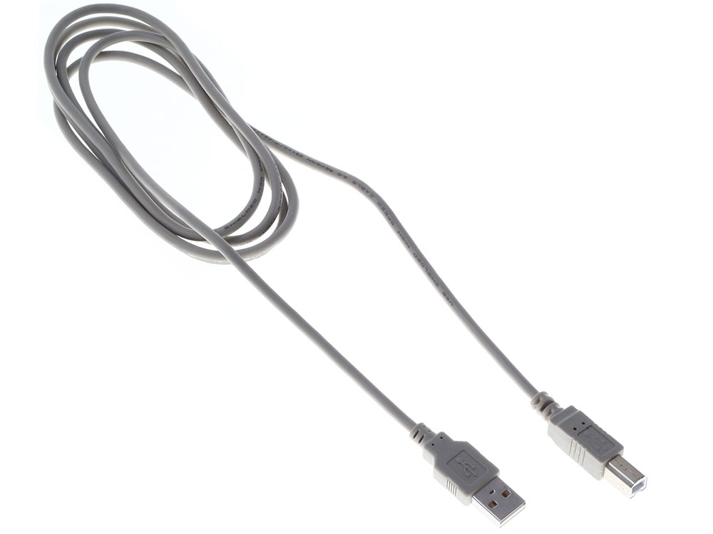 

Кабель Buro BHP RET USB_BM18 USB A(m) USB B(m) 1.8м серый блистер