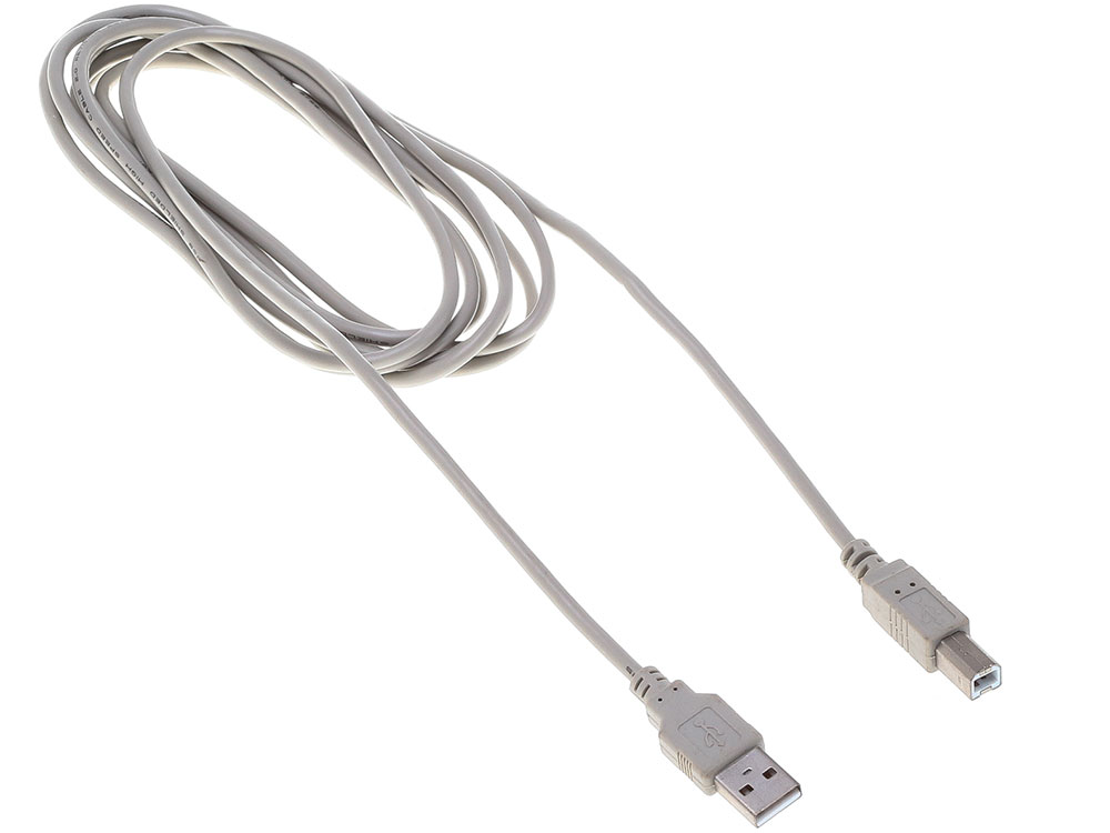

Кабель Buro BHP RET USB_BM30 USB A(m) USB B(m) 3м серый блистер