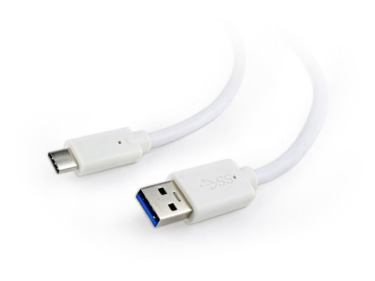 

Cablexpert Кабель USB3.0 AM/USB Type-C, 1м, белый, пакет (CCP-USB3-AMCM-1M-W)