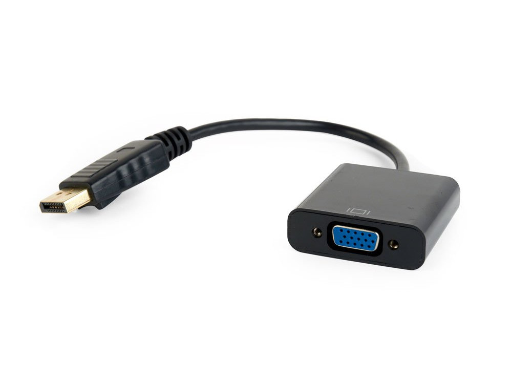 

Cablexpert Переходник DisplayPort - VGA A-DPM-VGAF-02, 20M/15F, кабель 15см, пакет