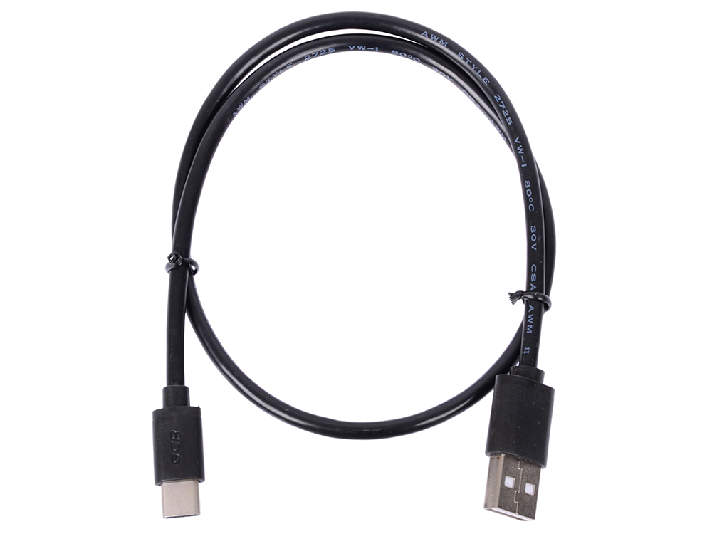 

Кабель USB Greenconnect 0.5m USB 2.0, AM/CM, черный 28/28 AWG , экран, армированный, морозостойкий