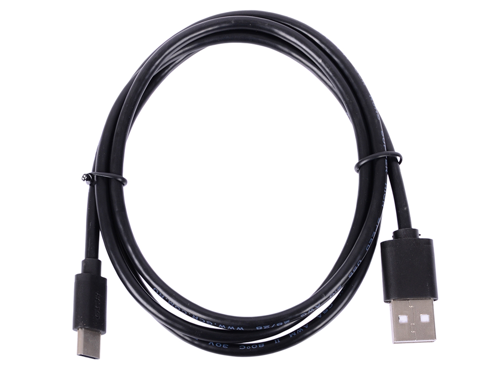 

Кабель USB Greenconnect 1.0m USB 2.0, AM/CM, черный 28/28 AWG , экран, армированный, морозостойкий