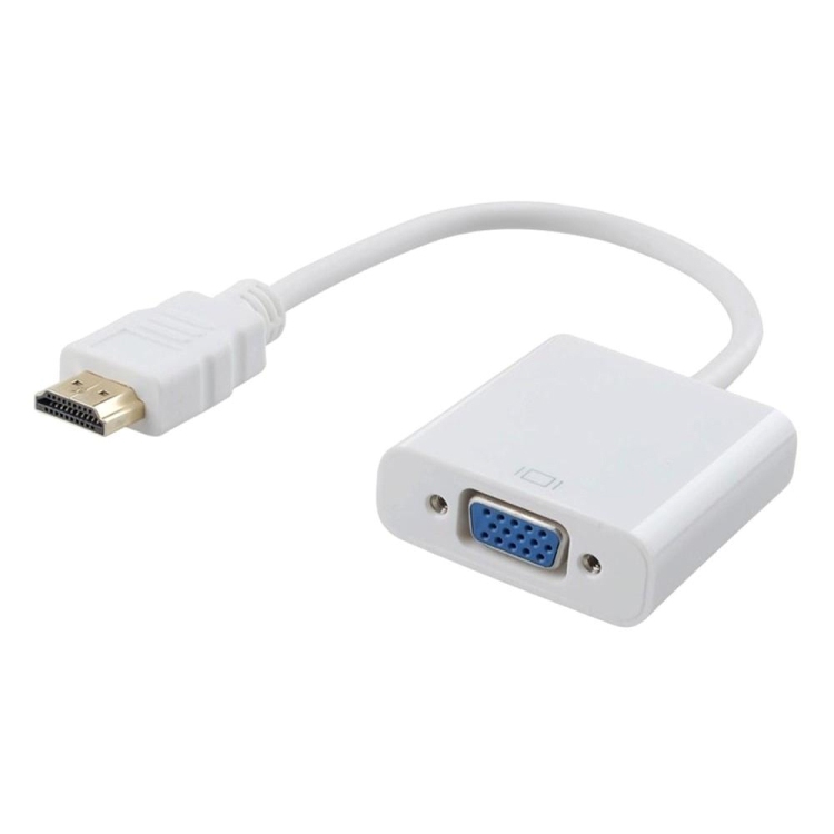 Переходник HDMI - VGA ORIENT C050W, белый для подкл.монитора/проектора к выходу HDMI, длина 0.2 метра Переходник HDMI - VGA ORIENT C050W, белый для подкл.монитора/проектора к выходу HDMI, длина 0.2 метра