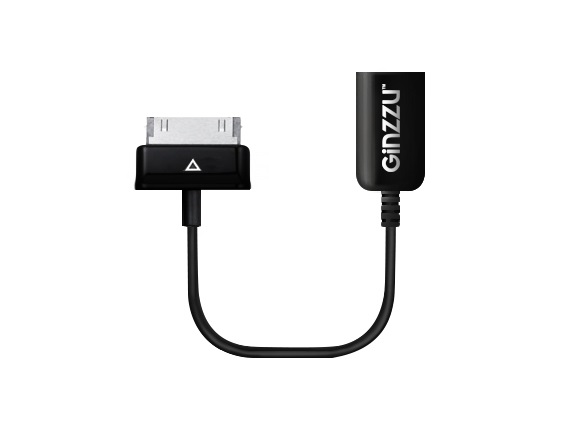 

Кабель Ginzzu GC-582UB, Galaxy Tab-USB OTG, кабель 13см