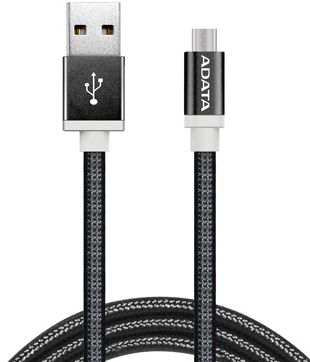 

Кабель microUSB A-DATA AMUCAL-200CMK-CBK 2 м