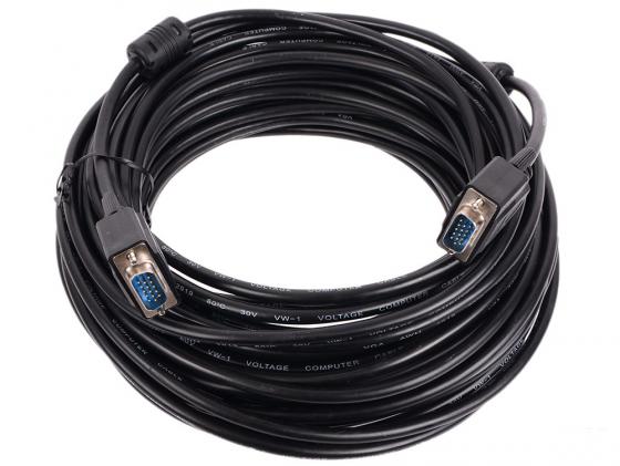 

Кабель VGA VCOM QCG341AD-20M черный 20 м С ферритовыми кольцами