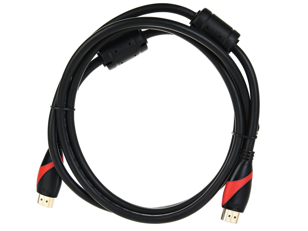 

Кабель HDMI 19M/M ver. 2.0, 2 фильтра, 1.8m VCOM CG525DR-1.8M