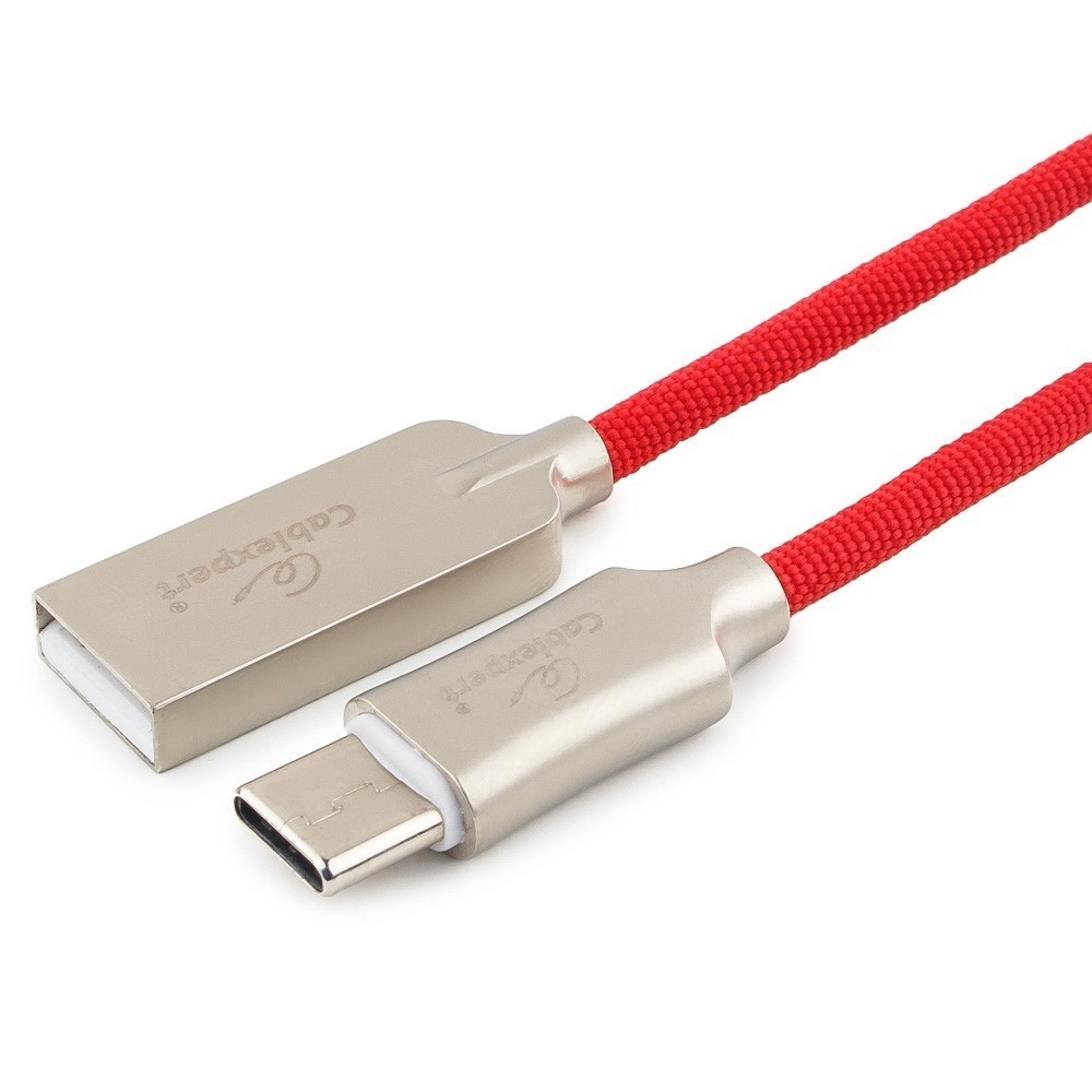 

Cablexpert Кабель USB 2.0 CC-P-USBC02R-1.8M AM/Type-C, серия Platinum, длина 1.8м, красный, блистер