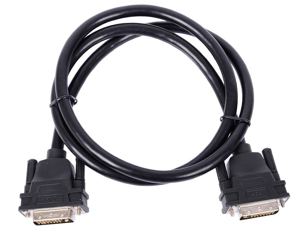 

Кабель DVI-D Greenconnect GCR-DM2DMC-1.0m черный, двойной экран