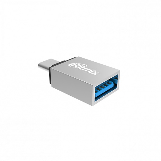 

Переходник USB Type-C - USB 3.0 Ritmix CR-3092 silver