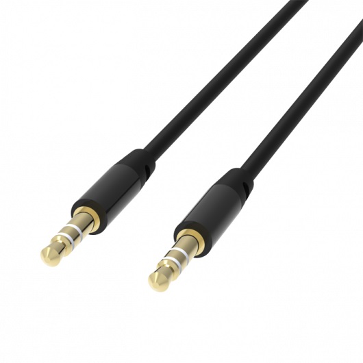 

Аудиокабель Jack 3.5 - Jack 3.5 Ritmix RCC-248 Black Spring 1м с пружинным проводом