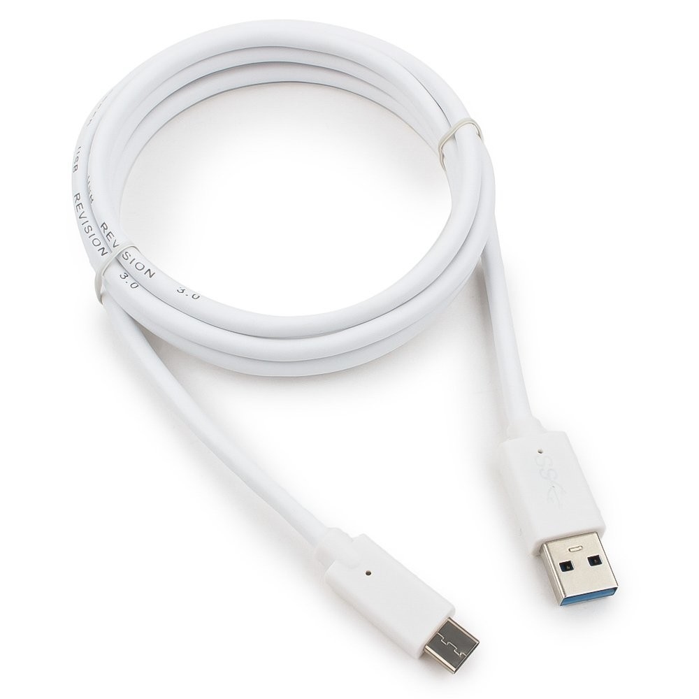 Кабель USB - USB Type-C Cablexpert CCP-USB3-AMCM-1M-W, 1 м, белый