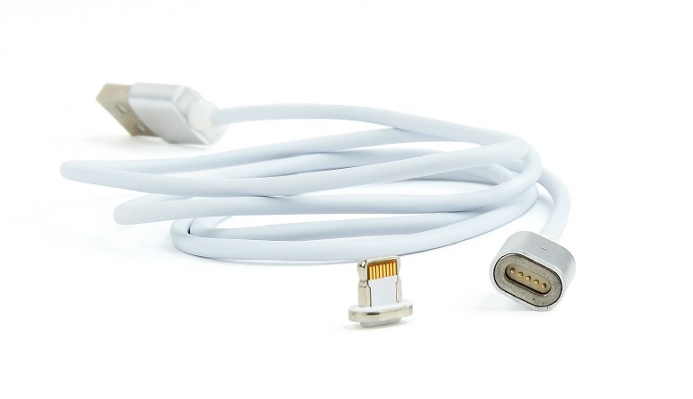 Кабель Lightning Cablexpert CC-USB2-AMLMM-1M, магнитный кабель, 1 м, алюминиевые разъемы