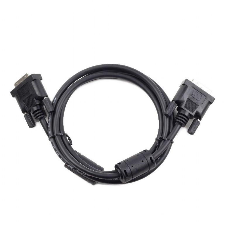 

Кабель DVI-D single link Cablexpert CC-DVI-BK-10, 19M/19M, 3.0м, черный, экран, феррит.кольца, пакет