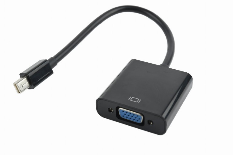 Переходник miniDisplayPort - VGA, Cablexpert A-mDPM-VGAF-02, 20M/15F, длина 15см, черный Переходник miniDisplayPort - VGA, Cablexpert A-mDPM-VGAF-02, 20M/15F, длина 15см, черный