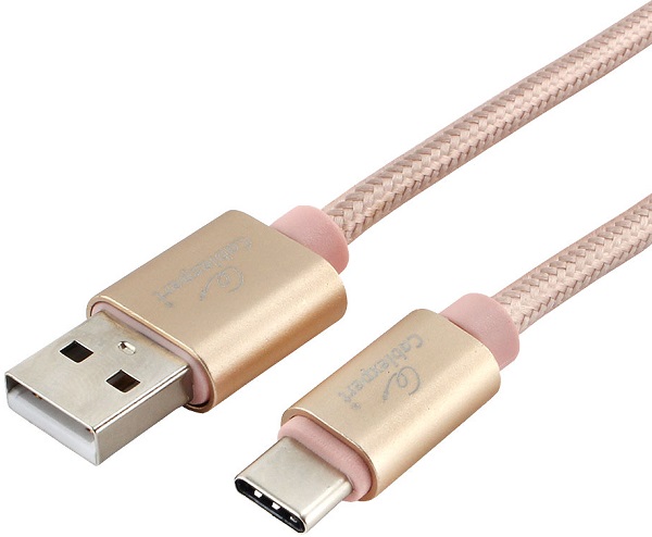 

Кабель USB Type-C Cablexpert CC-U-USBC01Gd-1M золотой 1м