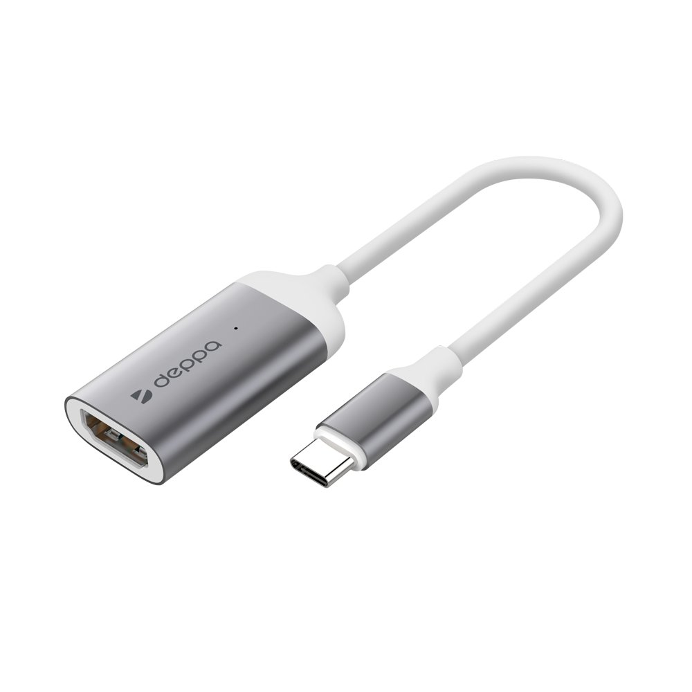 

Переходник USB Type-C - HDMI Deppa 73120 графит
