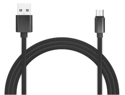 

Кабель для зарядки и передачи данных Jet.A JA-DC24 1м чёрный (TPE,USB2.0/micro USB, QC 3.0, 2A)