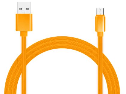 

Кабель для зарядки и передачи данных Jet.A JA-DC24 1м оранжевый (TPE,USB2.0/micro USB, QC 3.0, 2A)