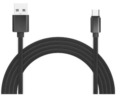 

Кабель для зарядки и передачи данных Jet.A JA-DC34 1м чёрный (TPE, USB2.0/USB Type C, QC 3.0, 2A)